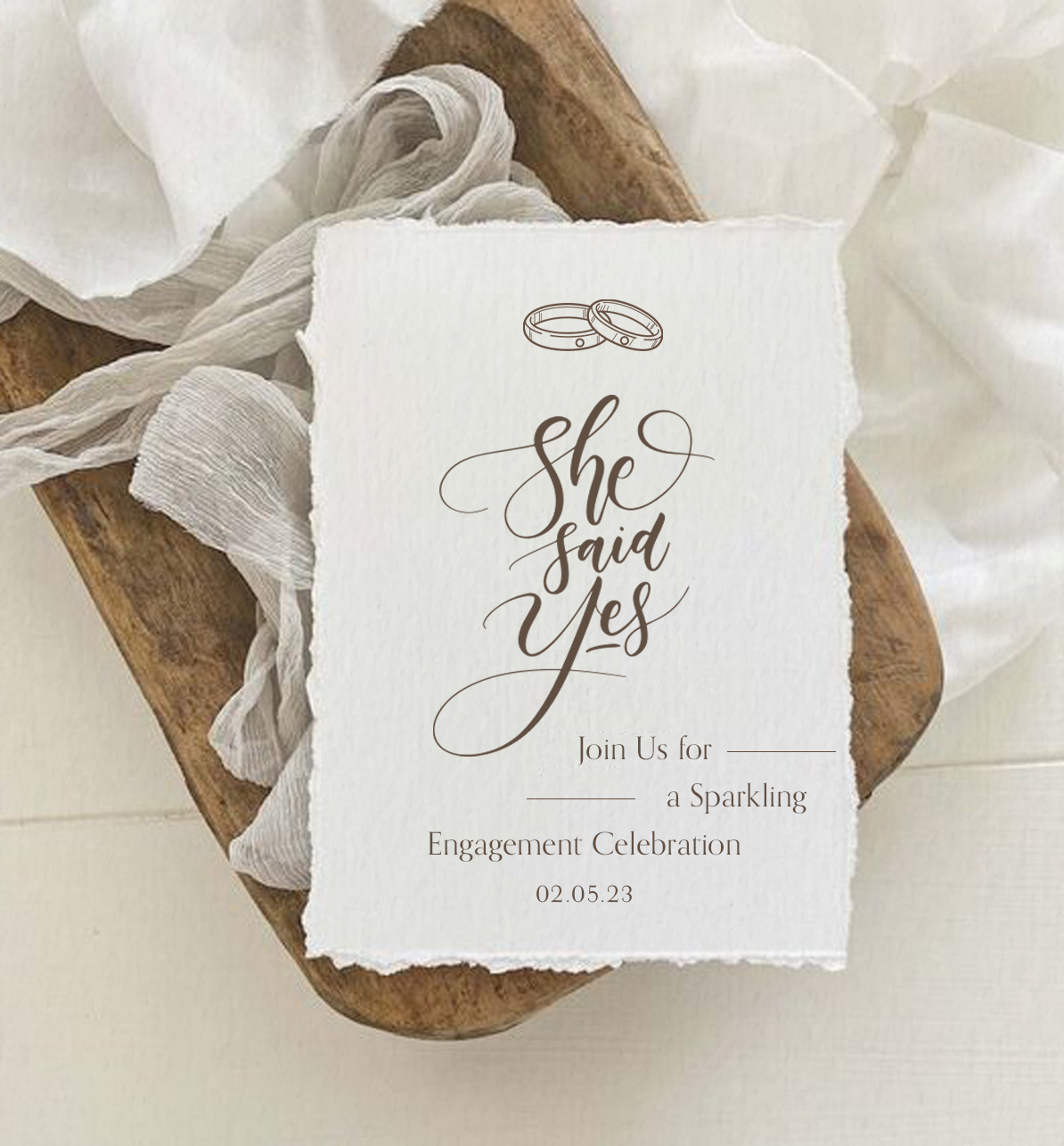 engagement invitation